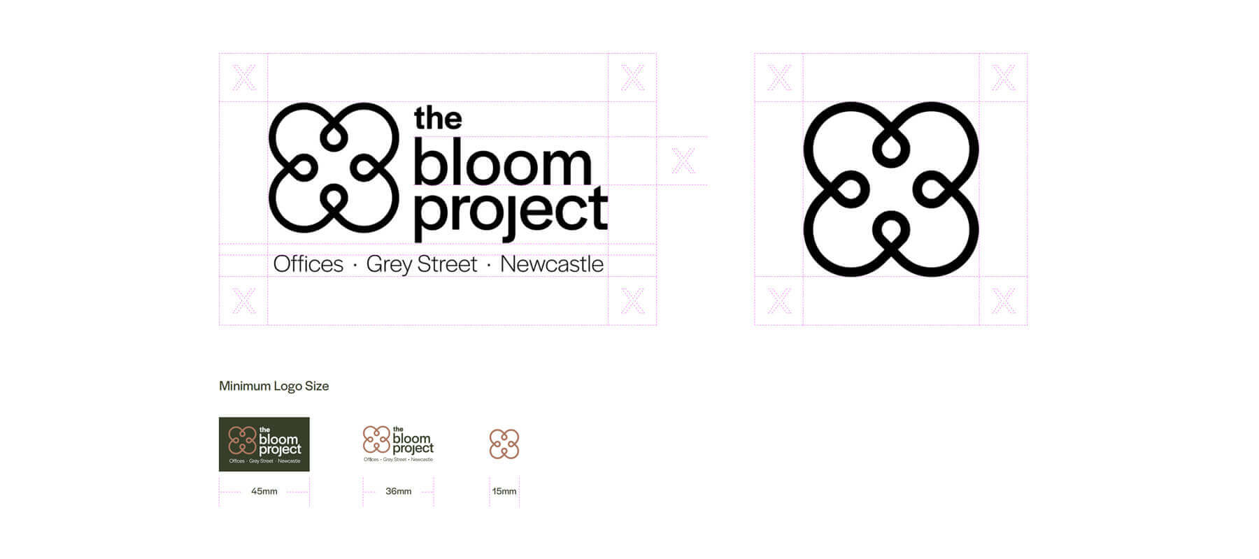 The Bloom Project Logo Sizes