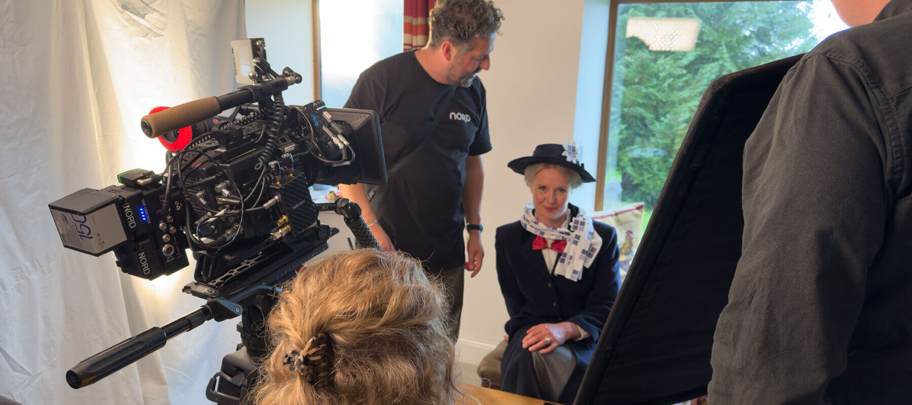 Behind the scenes of the advert