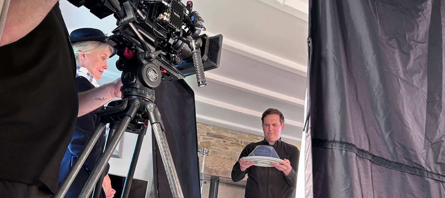 Behind the scenes of the advert